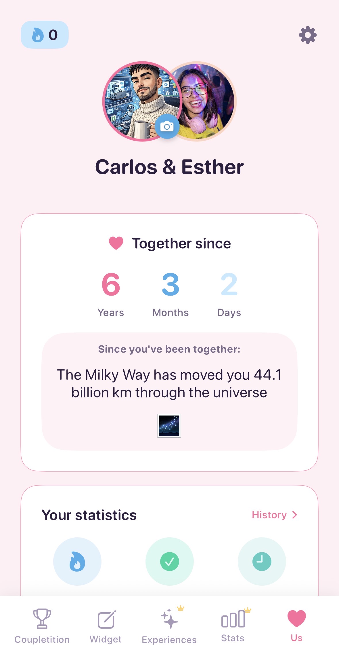 Coupletition - App para parejas
